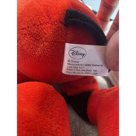 Disney Mickey Mouse Plush Stuffed Plush Red Plaid Vest Red Scarf Just Play 18" - Picture 9 of 9
